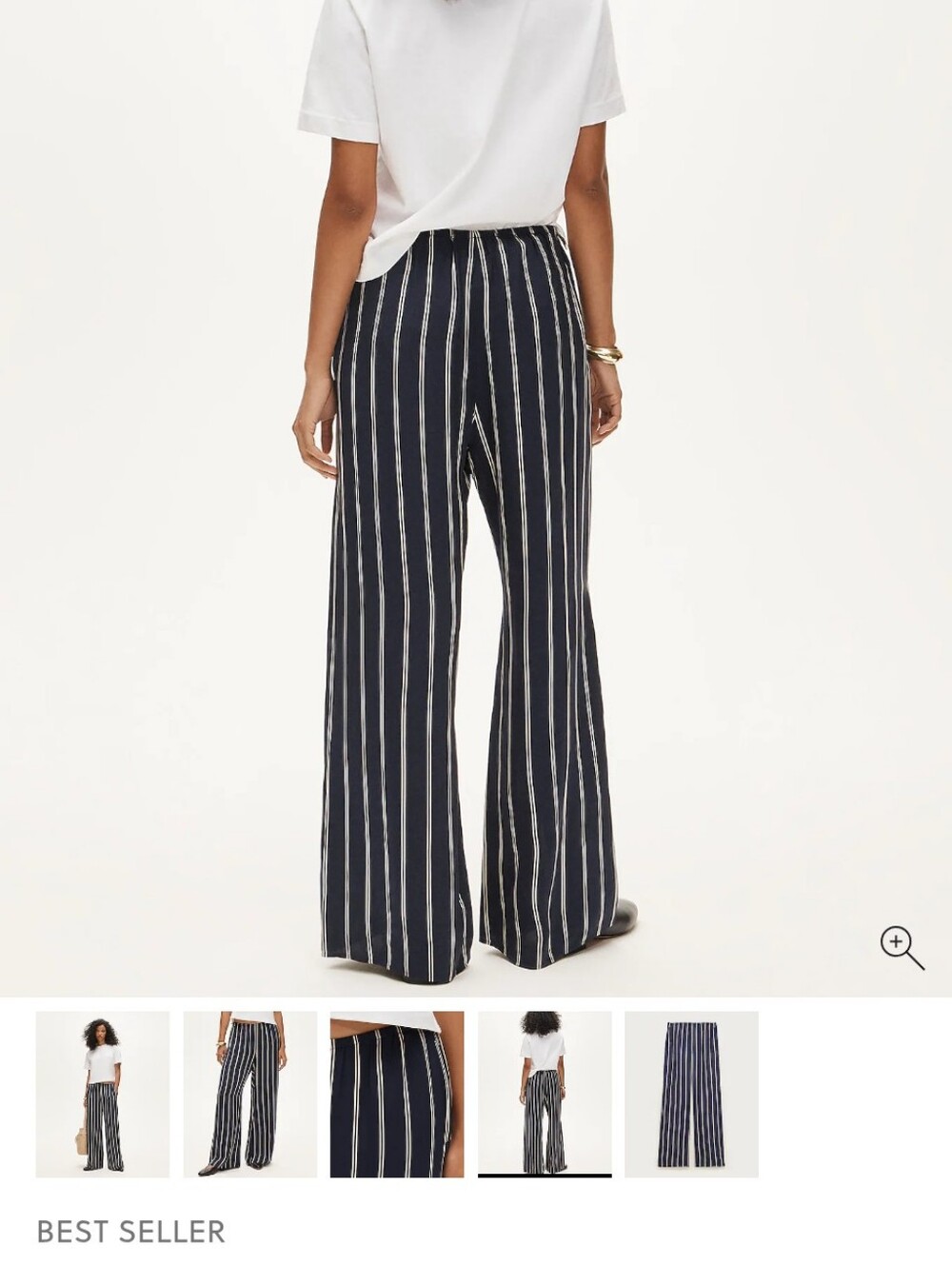 J Crew Petite Cosmo pant in stripe CP955 Size S NWT Navy White - Picture 3 of 9